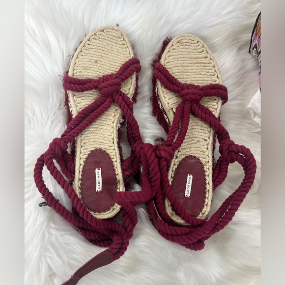 Leon Max Red Natural Woven Fringe
Verve Sandal espadrille size 9 women’s - Picture 2 of 7